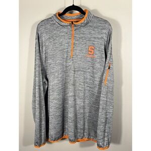 Colosseum Syracuse Orange 1/4 Zip Performance Long Sleeve Size 2XL XXL (G)